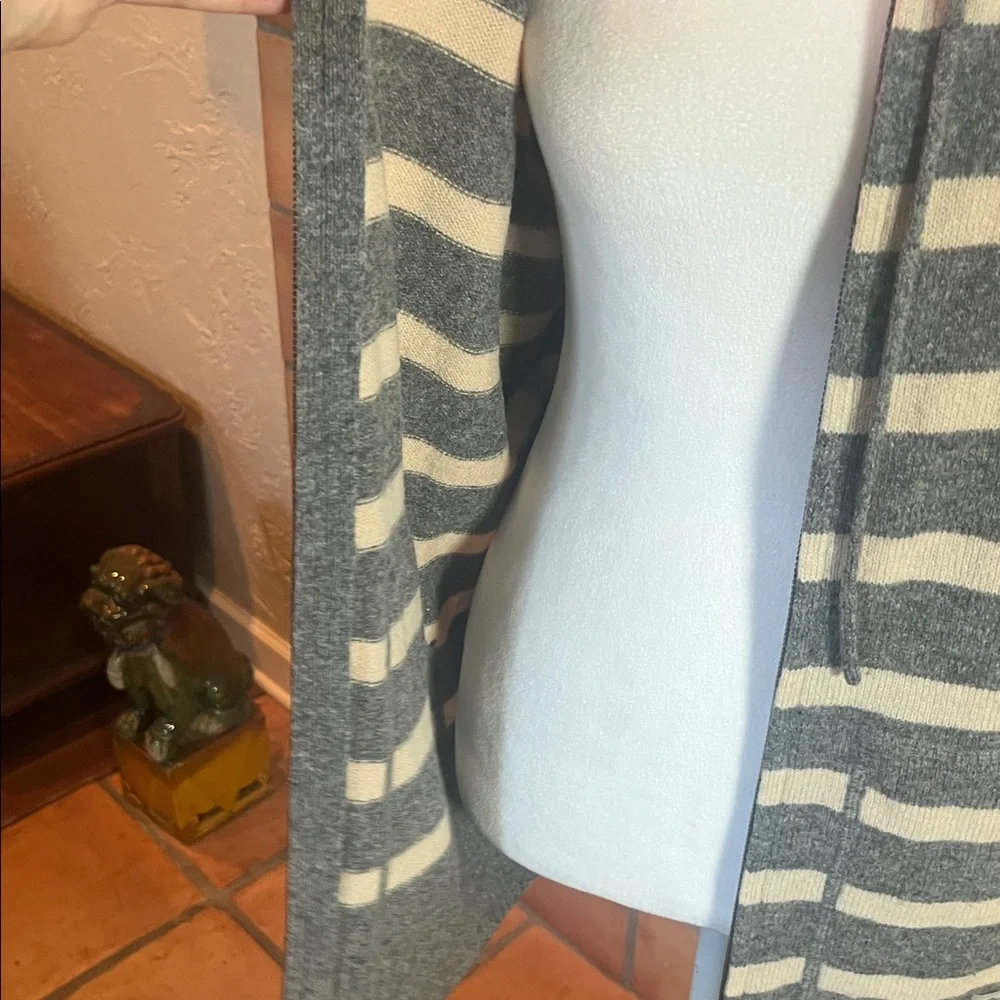 GANT Original Rugger Striped Lambswool Zip Up Hoodie, size 2XL